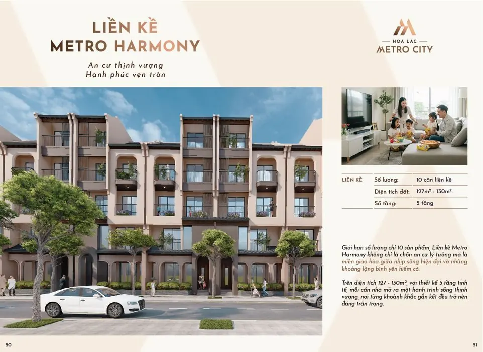 Liền kề Metro Harmony